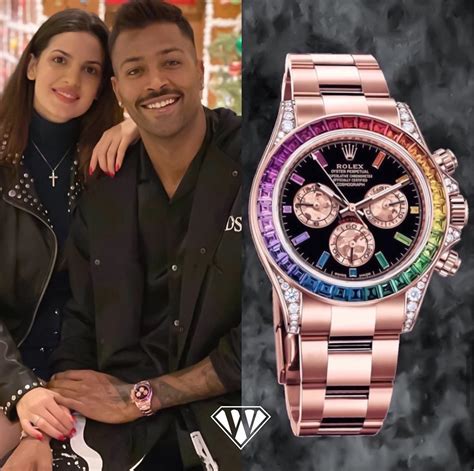 hardik pandya rolex watch|Hardik Pandya watch india.